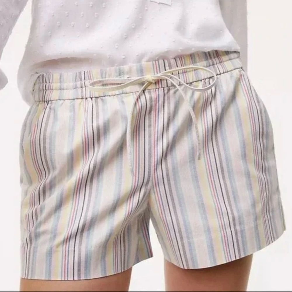 LOFT Multicolor Striped Women's Shorts size S